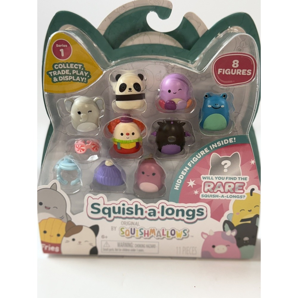 Original Squishmallows **SQUISH A LONGS 8‎ figures + Accessories** New In Box